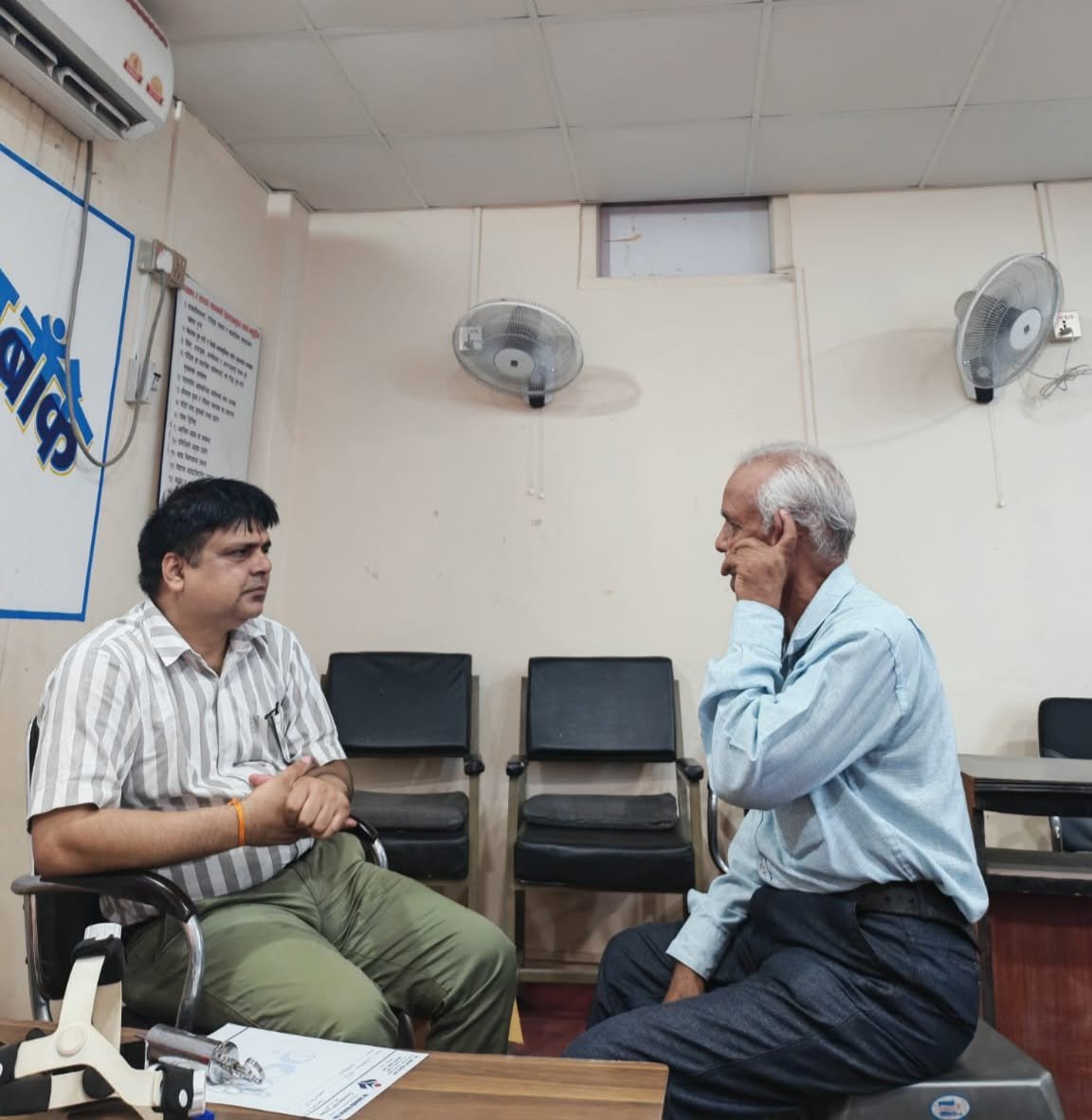 बाँकेका पत्रकारको नाक, कान तथा घाँटी स्वास्थ्य परीक्षण
