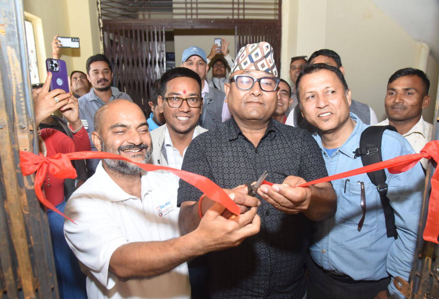 पत्रकार महासंघ बाँकेमा डुडुवा सभा हल निर्माणः अध्यक्ष चौधरीद्वारा उद्घाटन