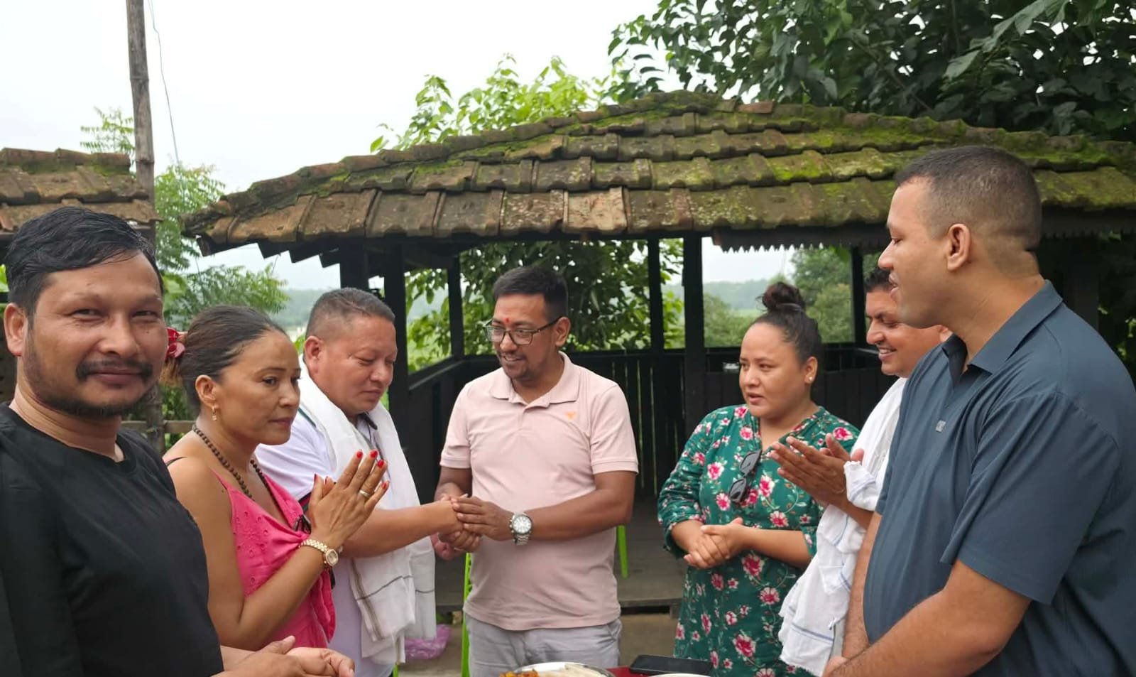 खुला उपाध्यक्ष तिलक गाउँलेलाई विदाई गरिँदै