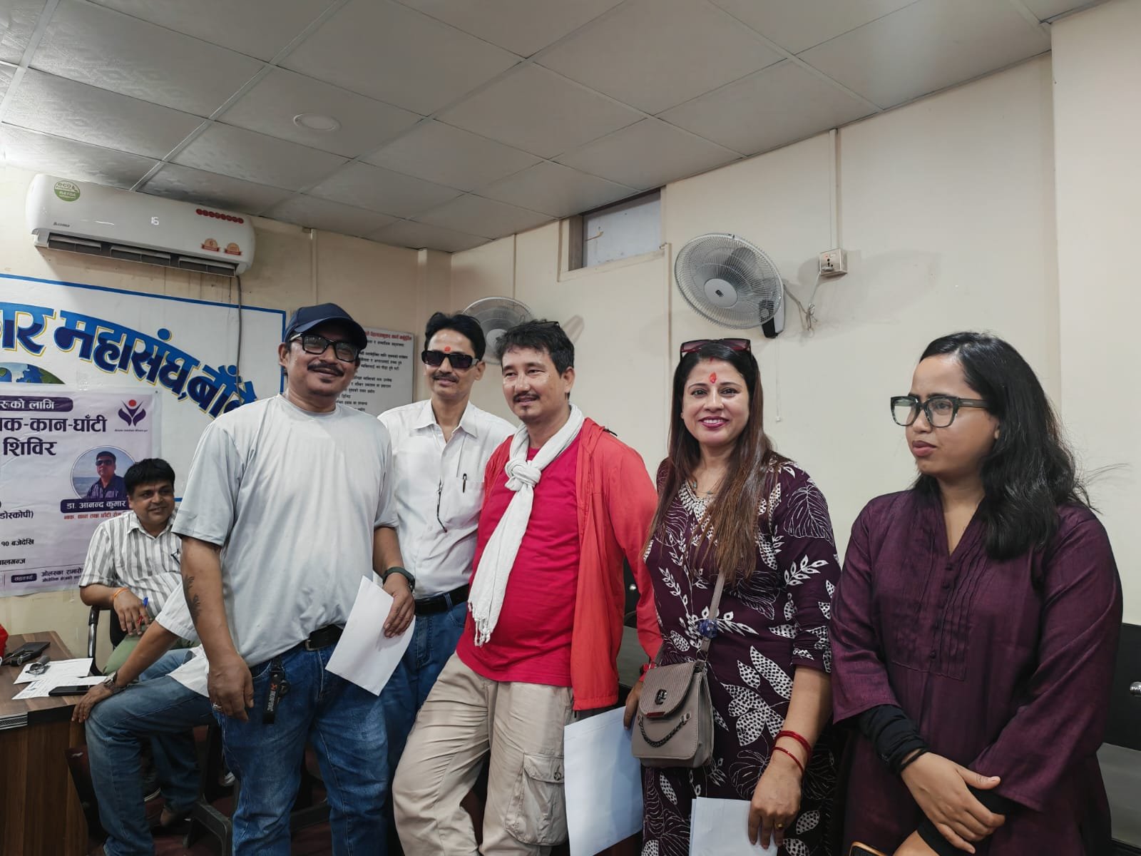 पत्रकारका लागि आयोजित निःशुल्क नाक, कान तथा घाँटी जाँच शिविर