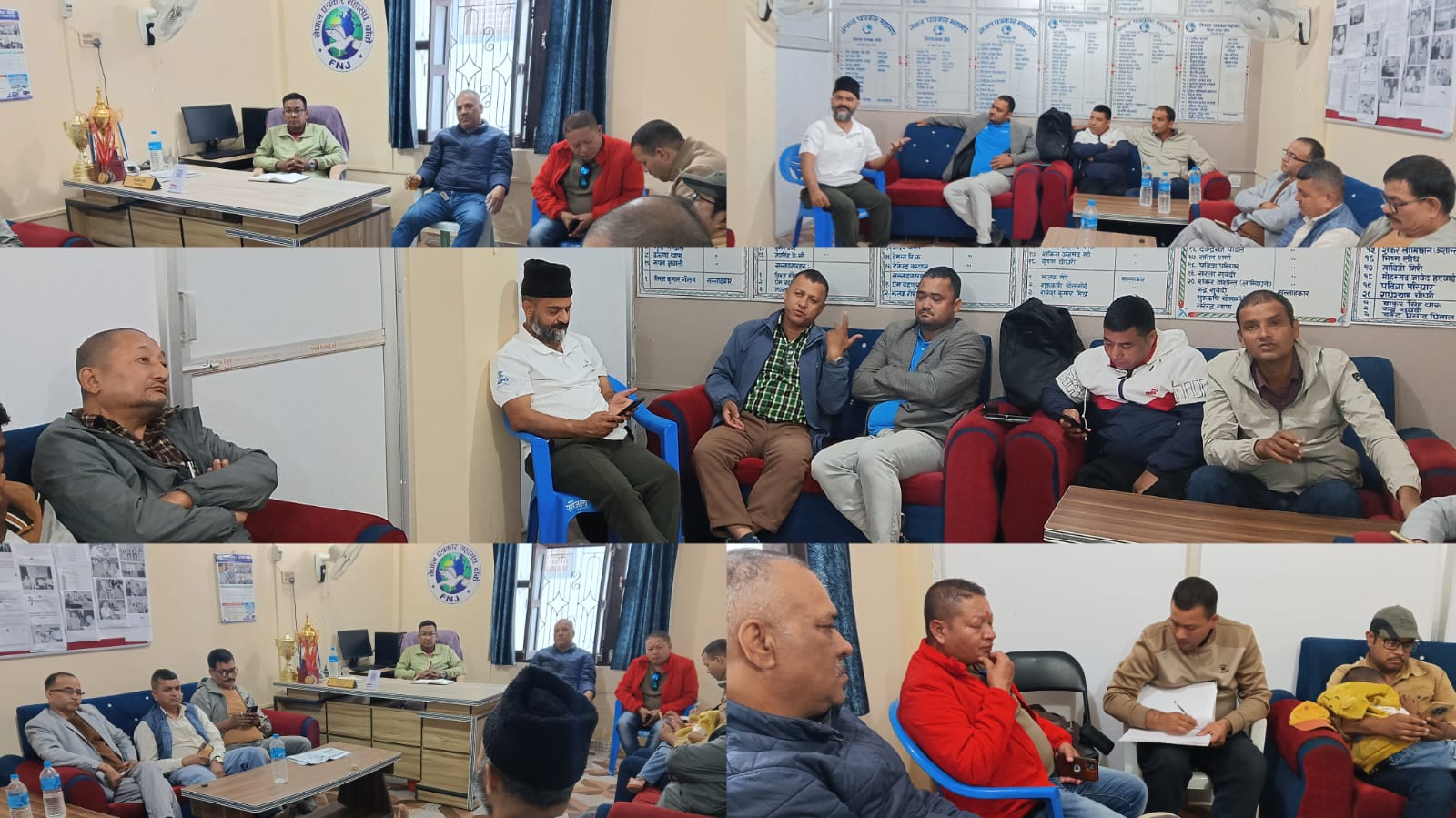 शाखाका पूर्व अध्यक्ष एवम् आस्थागत संगठनका अध्यक्षहरुसंग समसामयिक विषयमा छलफल